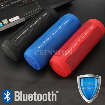 

10Pcs/Lot IP7X Outdoor HIFI Column Speaker Wireless Bluetooth Subwoofer Sound Box with Flashlight Support FM Radio TF Mp3
