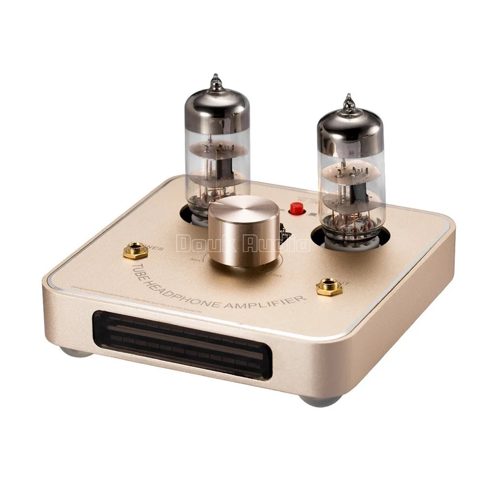 

2017 New Pattern P2 Golden Electron Tube Amps Bile Duct Headset Amplifier Ear Put Bring LED Spectrum