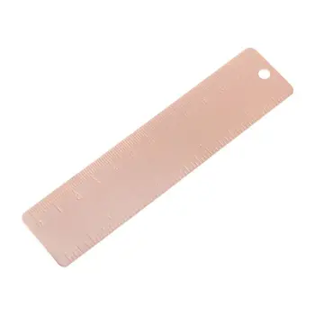 

Vintage Copper Brass Straight Ruler Bookmarks Label Cartography Painting Measuring Tool Office School Stationery Bookmark Ruler