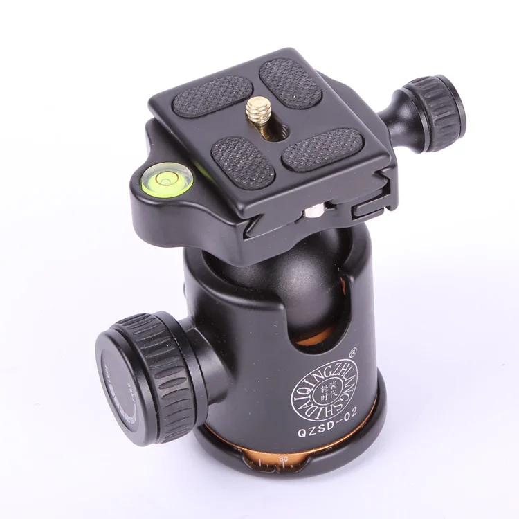 QZSD Q02 Aluminum Camera Tripod Ball Head Ballhead With Quick Release 1