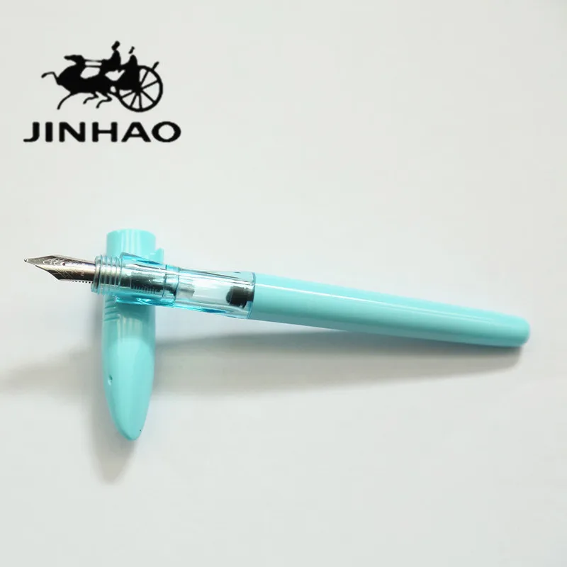 1pc/lot JINHAO Shark Fountain Pen Sky Blue Fountain Pens For Women