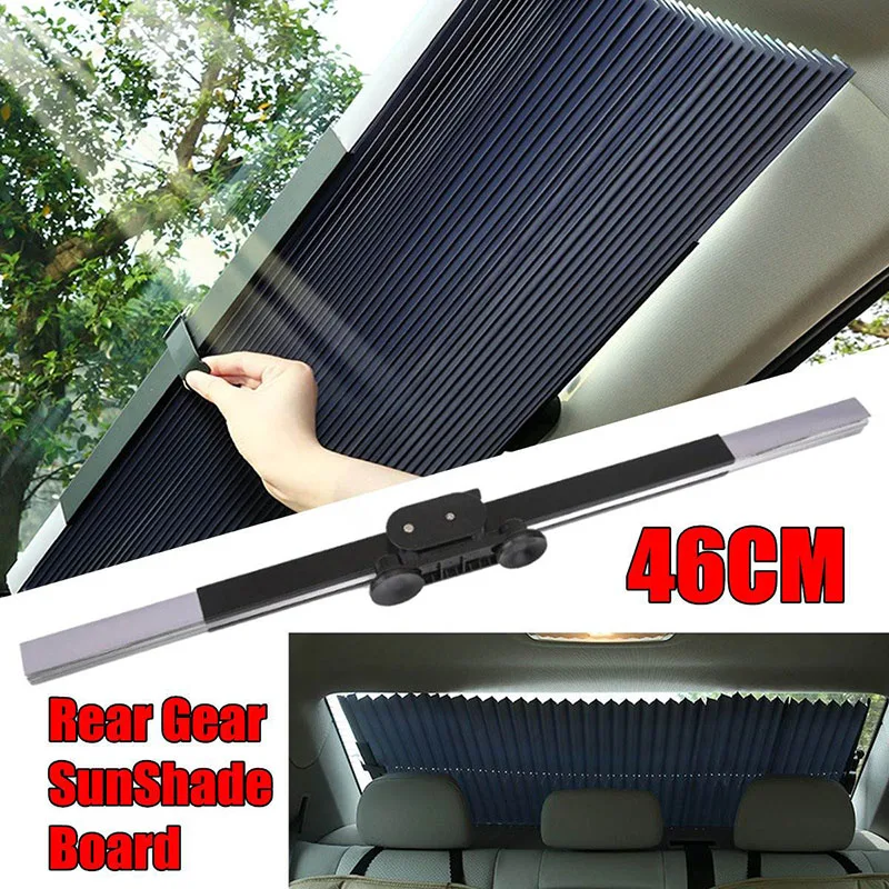 

Car Window Sunshade Auto Retractable Front/Back Shield Sun Uv Protection Dog Baby Premium Tear Resistant for Toyota Camry etc.