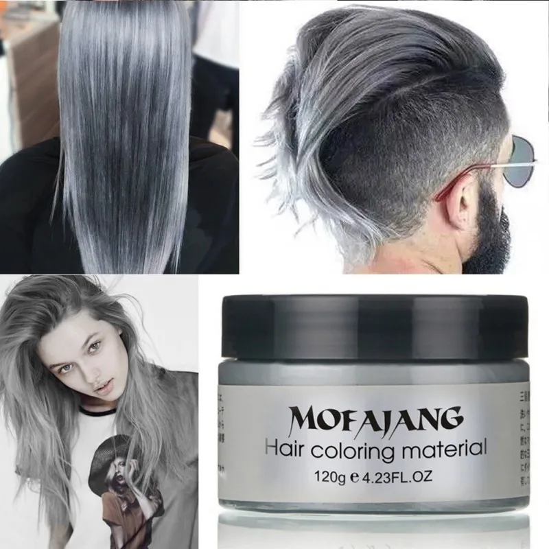 

hair color wax hair dye permanent hair colors cream unisex strong hold grandma grey disposable pastel dynamic hairstyles