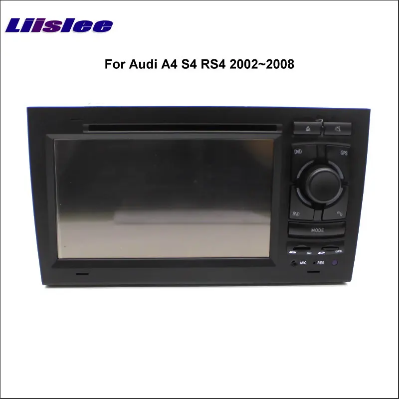 Sale Liislee Car Android Multimedia For Audi A4 S4 RS4 2002~2008 Stereo Radio Video Audio CD DVD Player GPS Map NAV Navigation System 0
