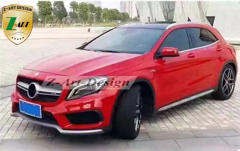 PP tuning body kit for Mercedes Benz GLA W156 2014 2017 for AMG GLA 45