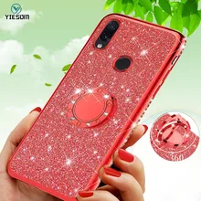 Алмазный чехол с блестками для Xiao mi Red mi Note 7 Red mi K20 Pro 7A 7 6A 6 с автомобильным кольцом для Xiaomi mi 9 SE mi 8 Lite A2