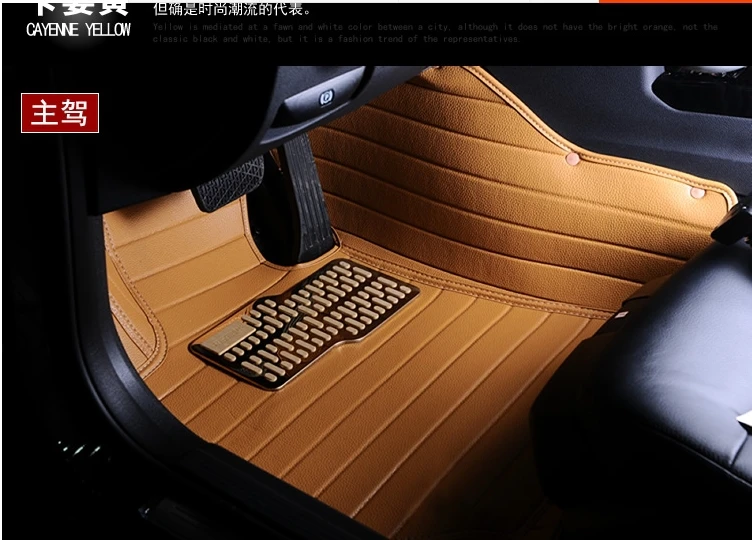 Best 5seats waterproof XPE material non slip full surrounded car floor mats for Passat B5 Ottomans paragraph dedicated