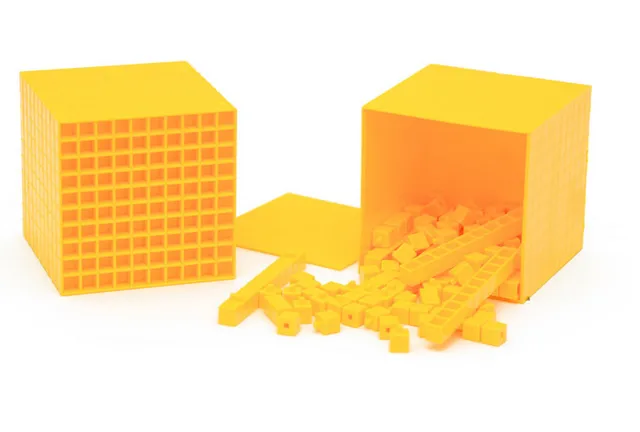 cubo didactico montessori