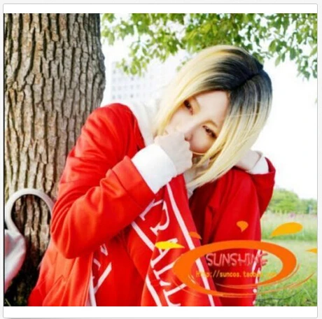 Haikyuu!! Karasuno High School Volleyball Club Kenma Kozume Cosplay short wig |