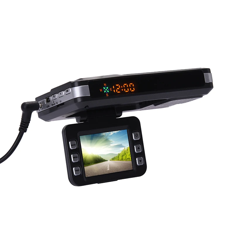 

3-in-1 720P HD Car DVR GPS Car Camera Recorder Mobile Radar Speed Detector GPS Radar Speed Detector English / Russian