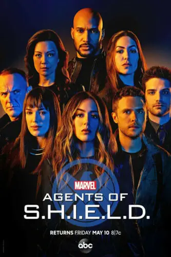 Q2484 плакаты и отпечатки агентов S.H.I.E.L.D. Новый сезон 6 Горячая ТВ серии Показать щит