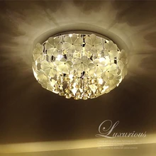 T Luxury Modern Crystal Ceilling Light High Quality Lamps For Living Room Hotel Corridor Aisle Hall LED Bulbs included