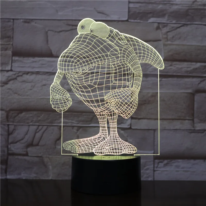 

Animal crocodile 3D Lamp Touch Sensor 7 Color Changing Decorative Lamp Child Kids Baby Kit Nightlight crocodile Led Night Light