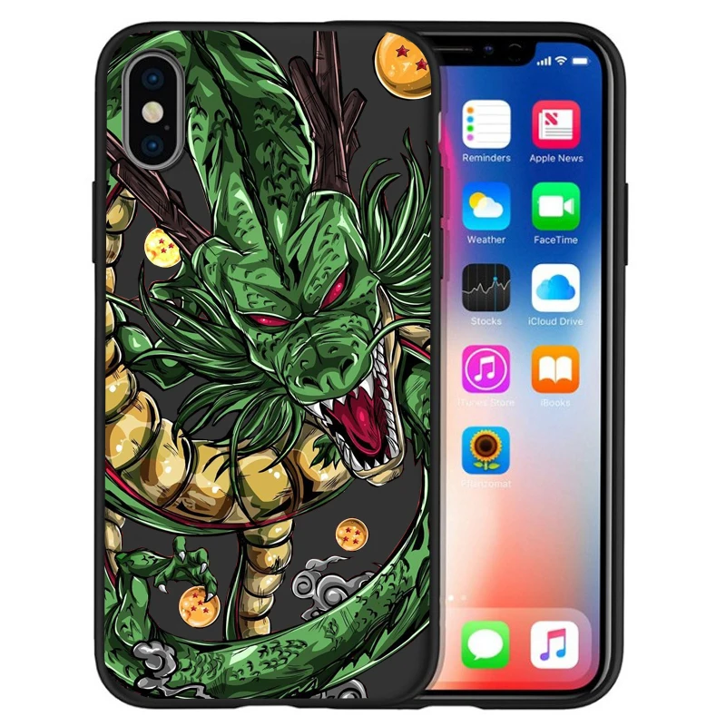 Роскошный чехол для iPhone X Goku Dragon Ball Super Saiyan vegeta Дракон 5 5S 6 6 S 7 8 Plus X XS Макс Мягкий силиконовый чехол случае Etui