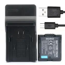 Lanfulang Замена CGA-DU07 Батарея и Micro USB Батарея Зарядное устройство для Panasonic NV-GS75 NV-GS78 NV-GS140 CGA DU06 CGA DU07