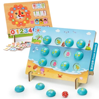 

Memory Match Game - Colorful Cartoon Matching Preschool Memory Games Travel Games Classic Board Game Family Interactive Toy