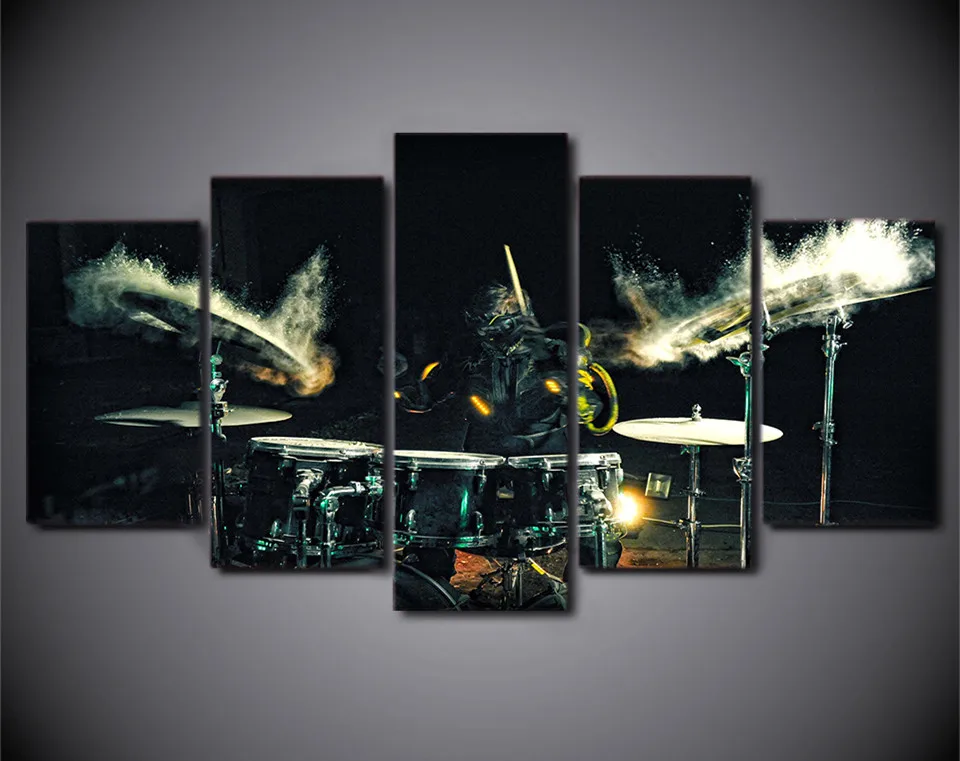 Drums Wall Painting Drums Wall Painting