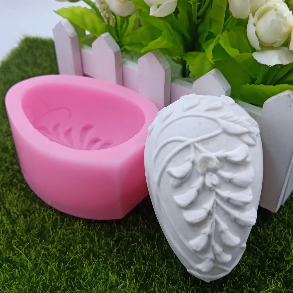 Дизайн Wisteria художественная форма для мыла 3D Цветочная силиконовая самодельного