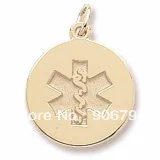 

100pcs a lot medical alert charm