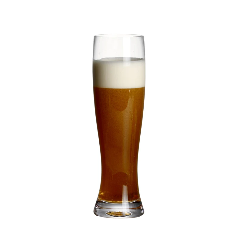 

Set of 2 13.5 ounce new lead-free crystal beer glass handmade blown pilsner beer glasses for family party bar 400ml capacity
