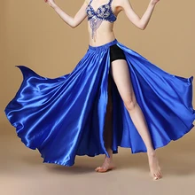 US $11.14 41% OFF|2019 Performance Belly Dance Costume Saint Skirt 2 sides Slits Skirt Sexy Women Oriental Belly Dance Skirt Female Dance Clothes-in Belly Dancing from Novelty & Special Use on AliExpress 