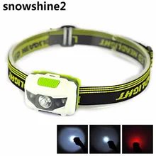 Snowshine2 #3001 Супер Яркий 300LM R3 + 2LED Мини Фара передняя Фонарик Факел Лампы Велосипедов света бесплатная доставка оптовые
