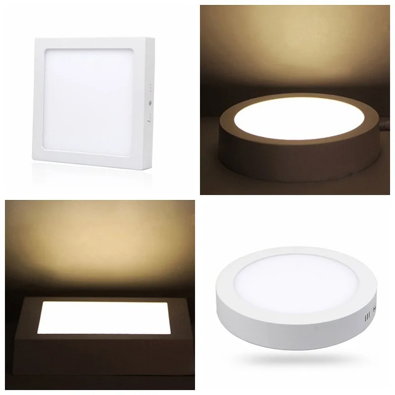 

Ceiling Bathroom Light LED 6W Flat Round Down Kitchen Panel Surface Mounted JDH99
