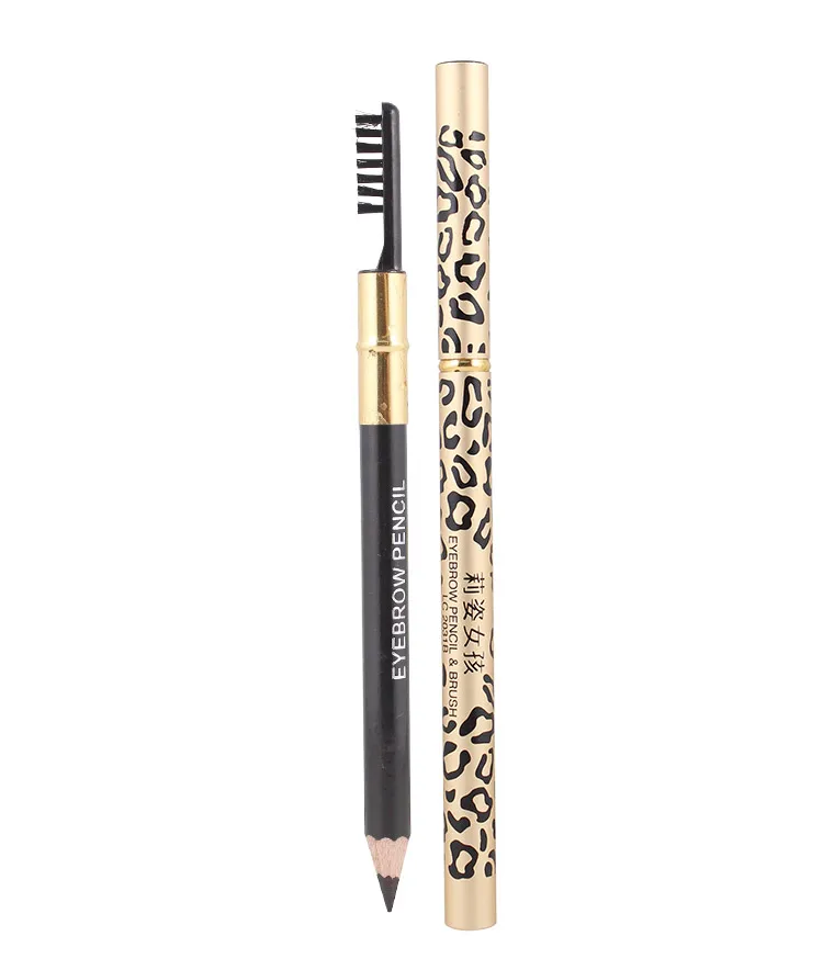 Леопардовый карандаш для бровей Cuttable Eye Brow Enhancer двойная головка с бровями кисть для глаз макияж рисунок пигмент оттенок инструмент Татуировка ручка