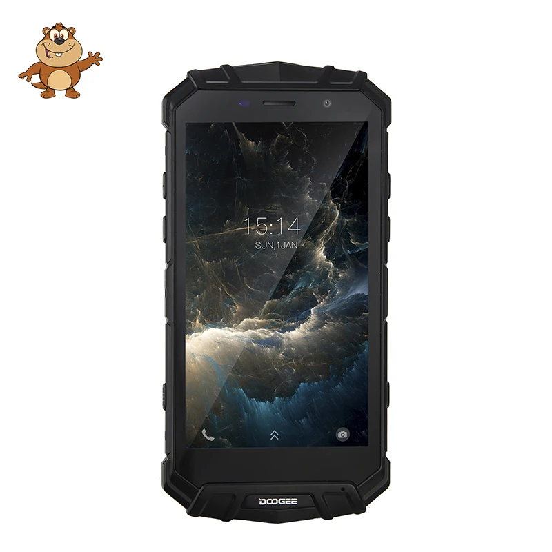 Реальная IP68 DOOGEE S60 Беспроводная зарядка 5580 мАч 12V2A Быстрая 5 2 ''FHD Helio P25