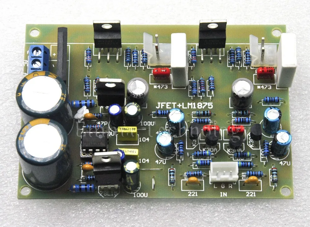 LY JFET 2SK30A FET buffer+LM1875 amplifier board 15V 20V Excluding