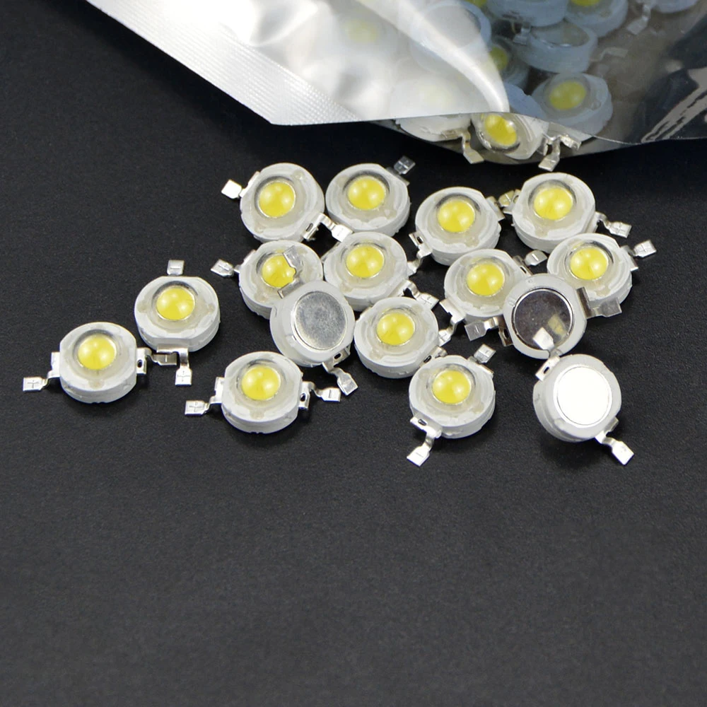 New 20pcs 1W Pure White SMD LED Beads NEW GOOD QUALITY 
