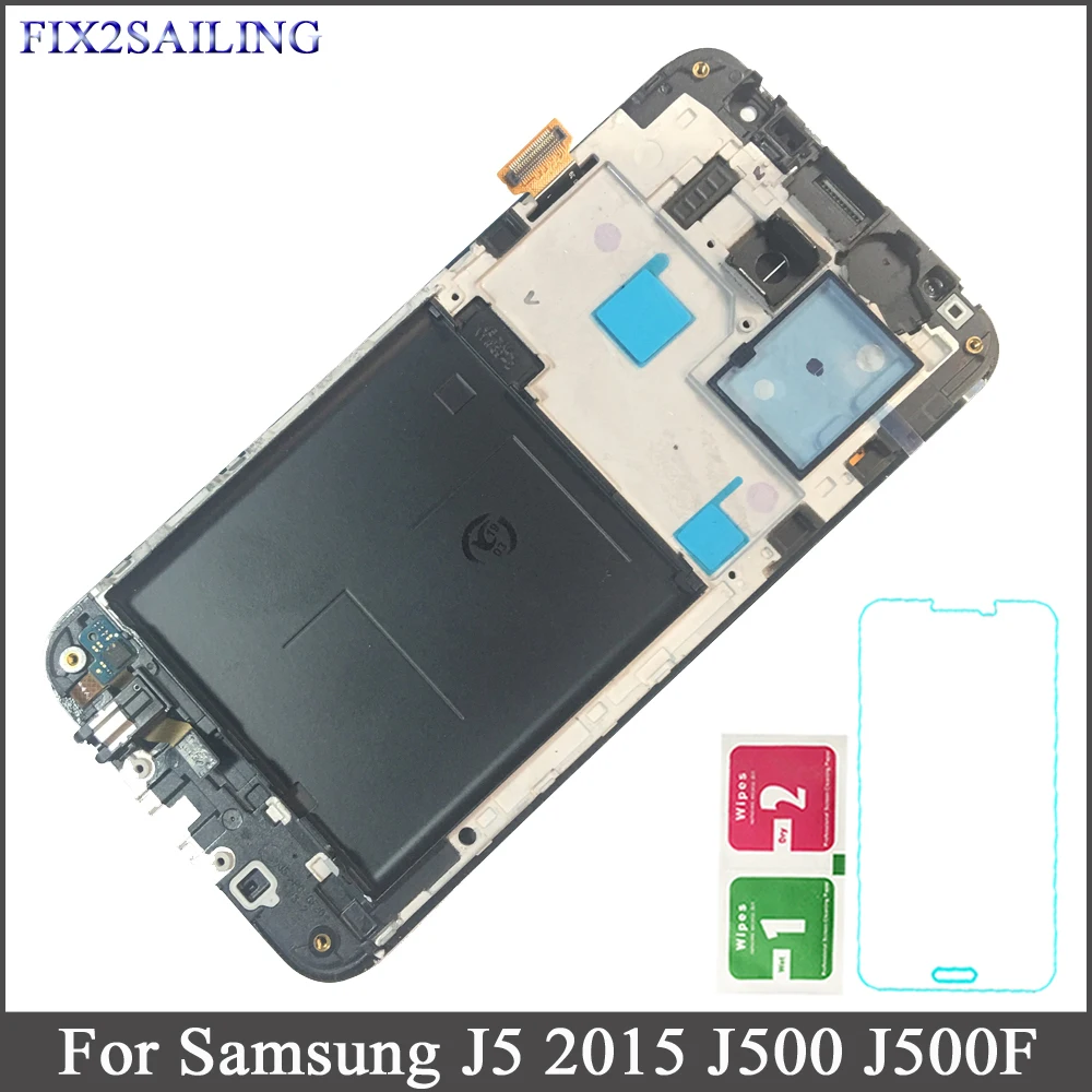 

For Samsung J5 2015 lcd J500F J500FN J500M LCD Display Touch Screen Digitizer Assembly Repair with Frame For J5 2015 J500 LCD