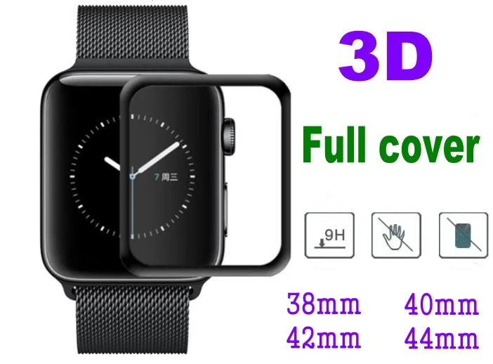 1 шт. 3D полное покрытие для apple watch 38 мм 42 40 44 чехол из закаленного стекла защита экрана телефона серии 4 3 2
