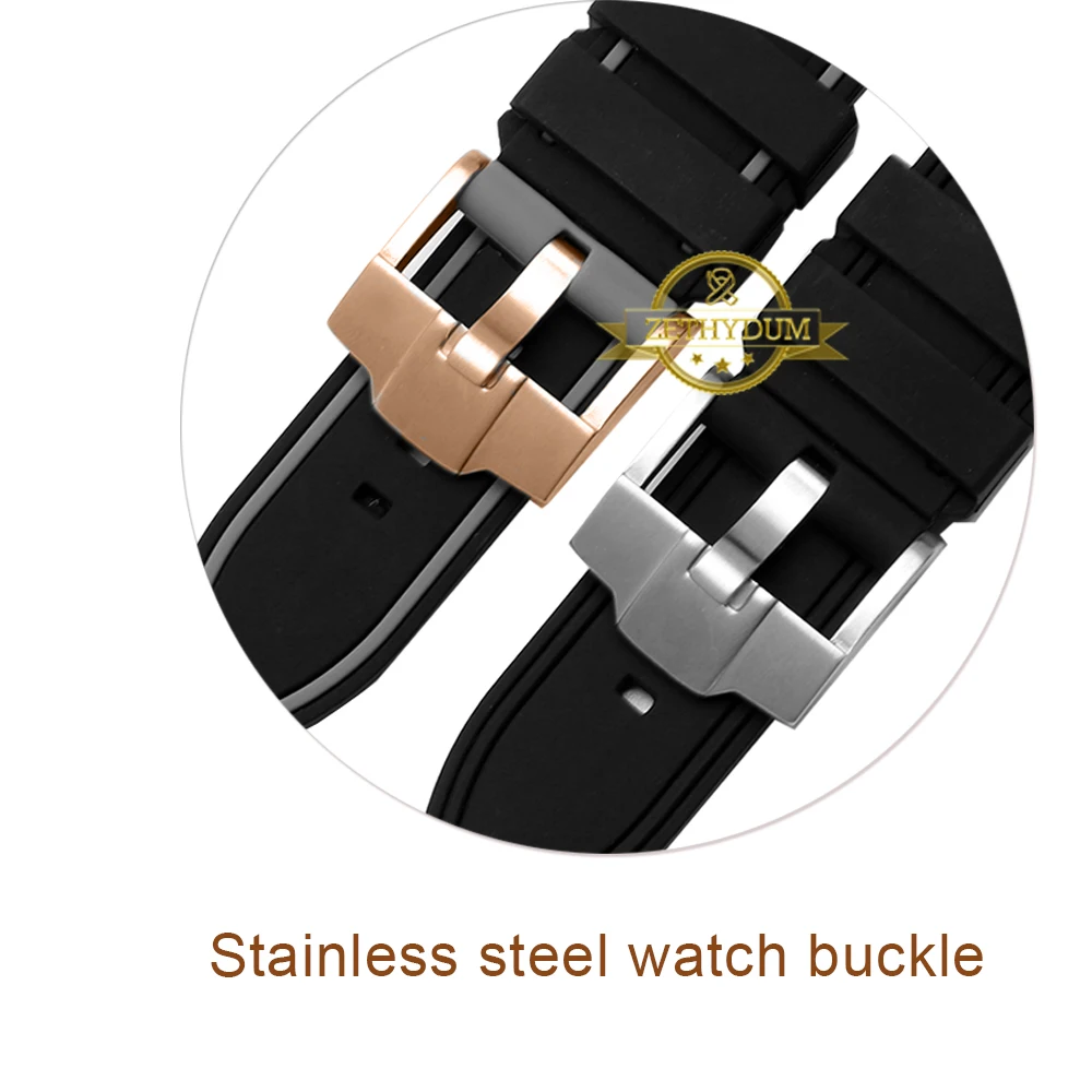 Силиконовый резиновый браслет для tissot T035 T055 ремешок для часов водонепроницаемый браслет для часов 23 мм 24 мм наручные часы