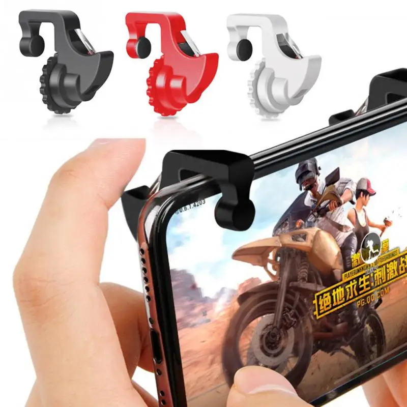 

1Pair L1 R1 Gaming Trigger Smart Phone Games Shooter Controller Fire Button Handle For PUBG/Rules of Survival/Knives Out #19