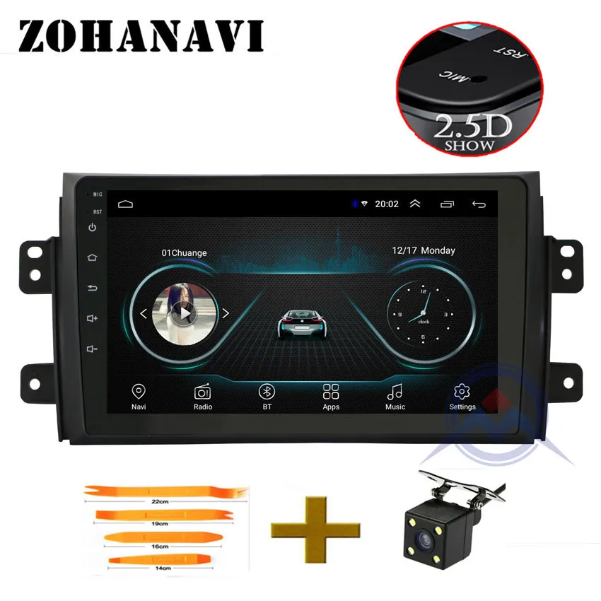

ZOHANAVI 2.5D IPS Screen Car Android 8.1 Radio multimedia Player For Suzuki SX4 2007 2008 2009 2010 2011 GPS Navigation