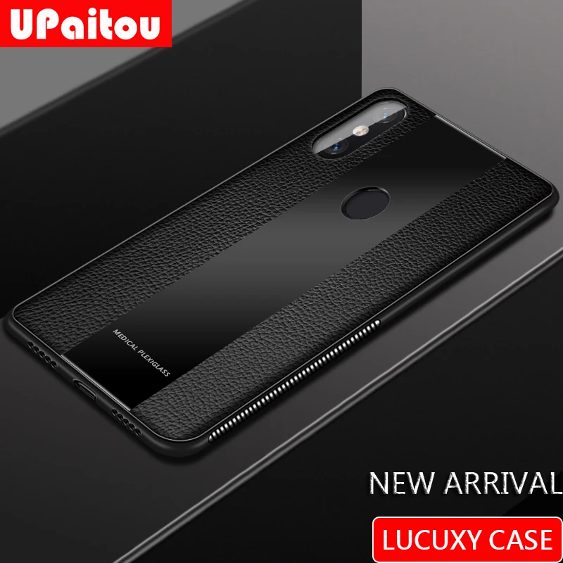 

UPaitou Case for Xiaomi Redmi 6A 6 Pro Note 5 Pro Anti Fingerprint Business Case Ultra Thin TPU Cover For Mi A2 Lite Phone Bags