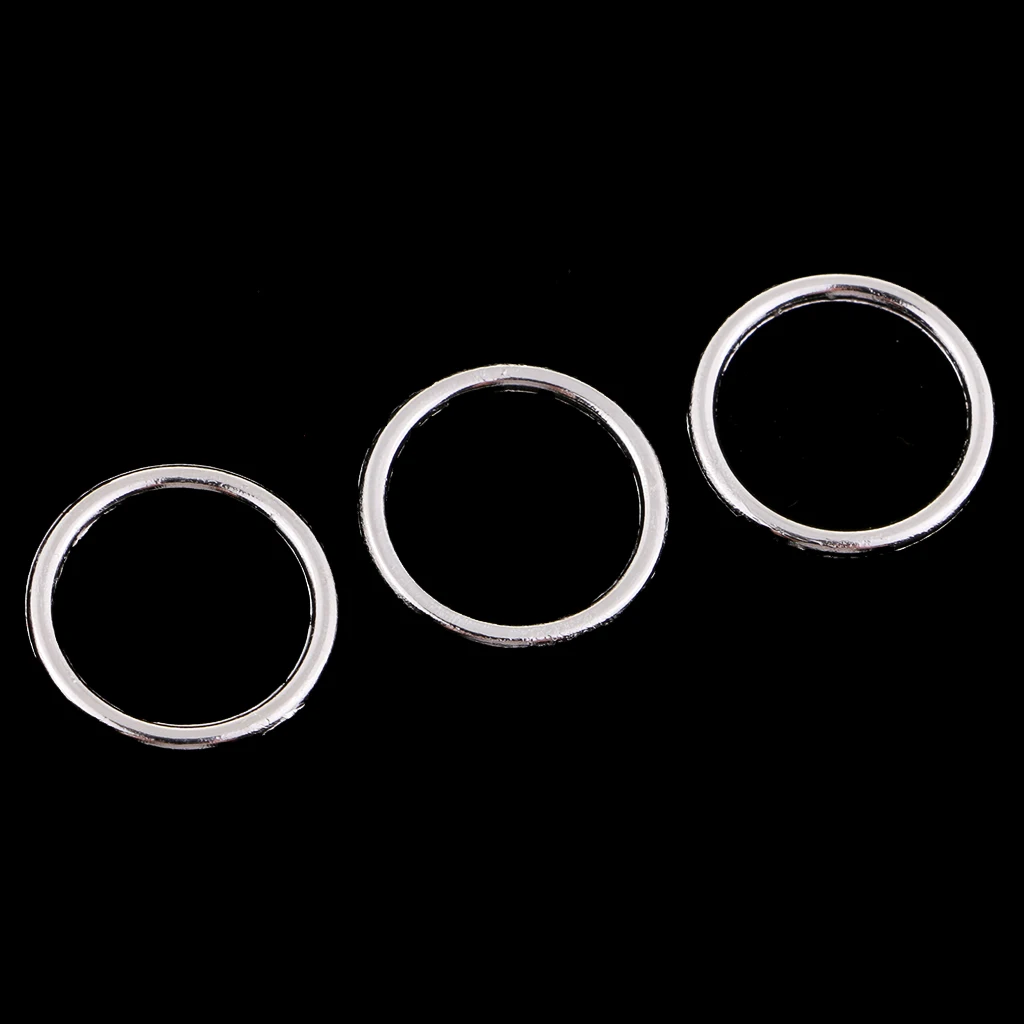 100 Pieces Alloy Bra Strap Adjuster Slider O Ring Lingerie DIY Sewing Crafts Silver