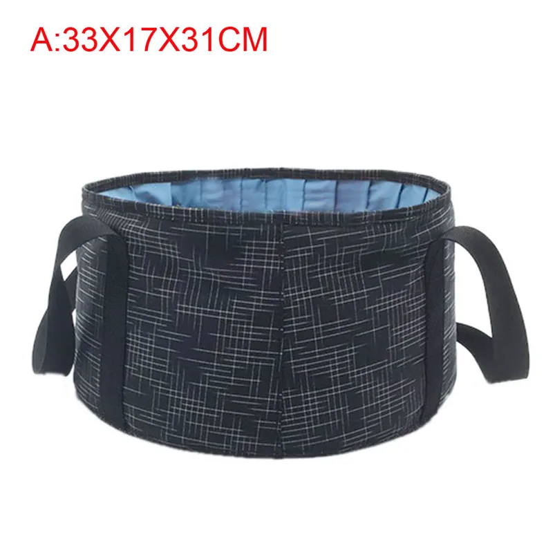 Portable Travel Outdoor Wash Bag Multifunctional Collapsible Wash Basin Folding Bucket Camping Hiking Home Decor 40AP0101