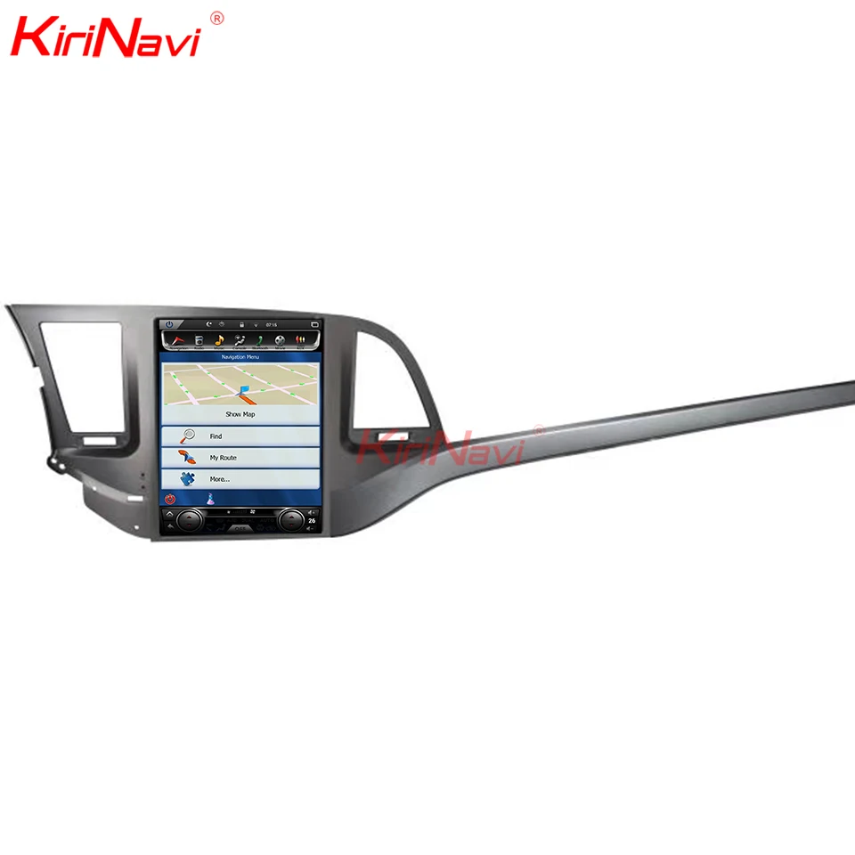 Flash Deal KiriNavi Vertical Screen Tesla Style 10.4" Android 8.1 Car Radio For Hyundai Elantra Auto GPS Navigation Car Dvd Player 2016+ 4G 6
