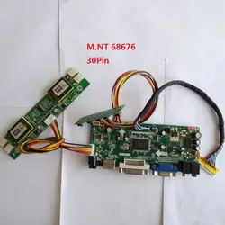 Комплект для LM230WF1-TLB3 1920X1080 VGA DVI 23 "LVDS 4 лампы M. NT68676 DIY 30pin экран панель HDMI драйвер плата контроллера