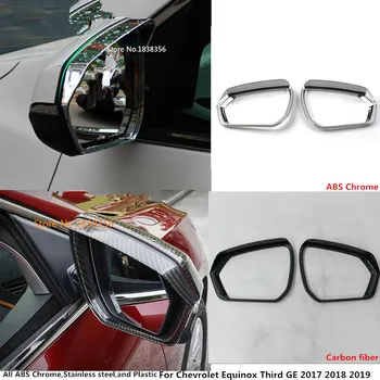 

For Chevrolet Equinox Third GE 2017 2018 2019 2020 Car Rear Rearview Glass Mirror Rain Eyebrow Shield Sun Visor Shade 2pcs