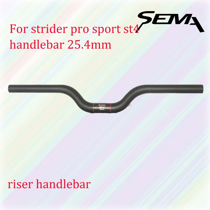 

Bike handlebar SEMA race full carbon riser handlebar for balance bike/Striders/Kokua best quality carbon handlebar
