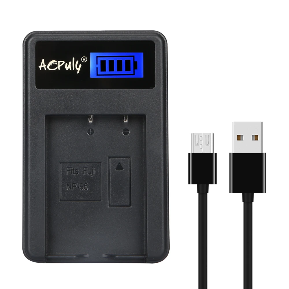 USB зарядное устройство AOPULY для Fujifilm X30 X100 X100S X100T FinePix F30 F31 f F31fd 3D W1 NP-95 NP95 |