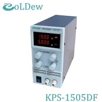

High quality KPS1505DF 15V5A 110V-230V 0.1V/0.001A EU LED Digital Adjustable Switch DC Power Supply mA display
