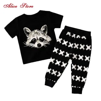 

Summer kids clothes sets boy t-shirt+pants suit clothing set Clothes newborn sport suits baby boy clothes children girls clothes