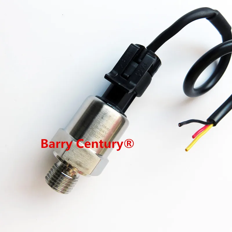 Pressure Transmitter Pressure sensor water air oil pressure sensor Input DC12V output 4-20ma 0.5MPa 1.0MPa 1.6MPa