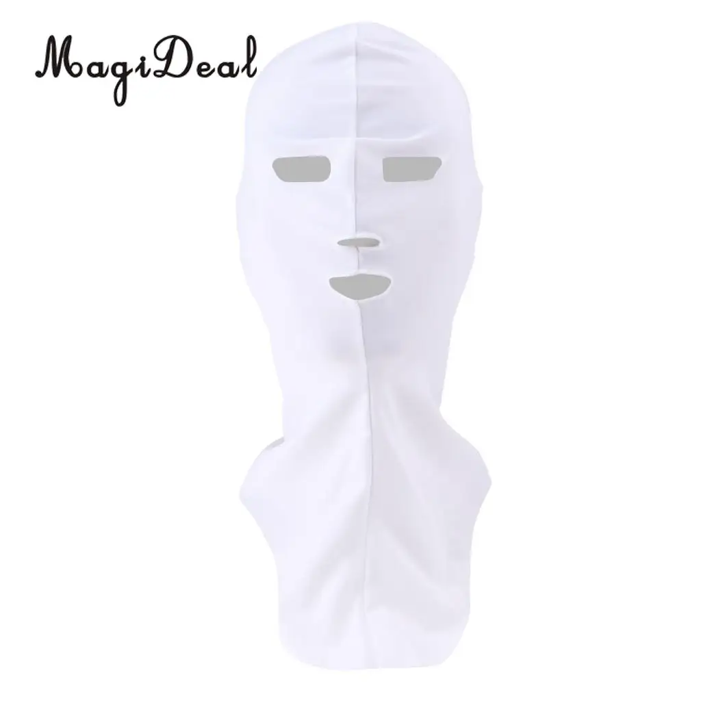 MagiDeal Men Women Snorkeling Swim Cap Sun Protection UV Rash Guard Full Face Mask Head Neck Cover Swimming Headwear