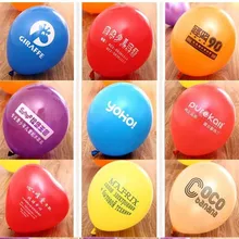 100 наборов 1" качественные толстые латексные воздушные шары с палочками печать на заказ баллоны печать с логотипом вечерние поставки на заказ globos