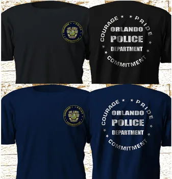 

New Orlando Police Department Swat 2019 Flash Print Cotton Slim Fit Crew Neck Printing Casual Tops T Shirt
